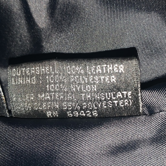 Vintage Wilsons Black Leather Blazer Jacket with belt Women’s M - Picture 12 of 12